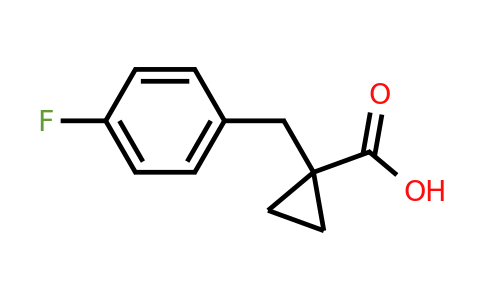 CAS 139229-60-0 | 1-[(4-fluorophenyl)methyl]cyclopropane-1-carboxylic acid
