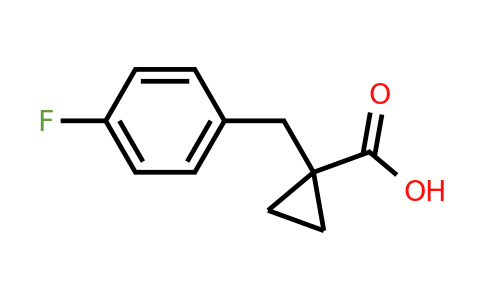 1-[(4-fluorophenyl)methyl]cyclopropane-1-carboxylic acid