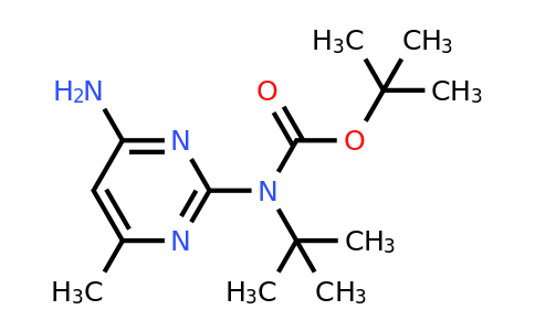 CAS 1392396-20-1 | tert-Butyl (4-amino-6-methylpyrimidin-2-yl)(tert-butyl)carbamate