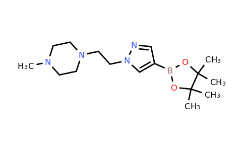CAS 1392419-83-8 | 1-Methyl-4-(2-(4-(4,4,5,5-tetramethyl-1,3,2-dioxaborolan-2-yl)-1H-pyrazol-1-yl)ethyl)piperazine