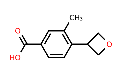CAS 1392467-02-5 | 3-methyl-4-(oxetan-3-yl)benzoic acid