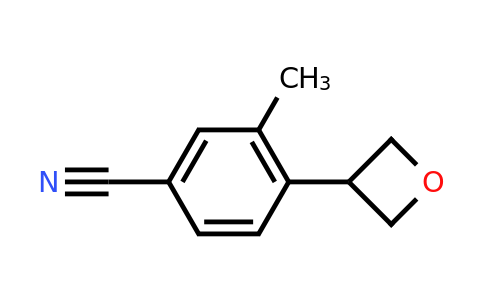 CAS 1392467-03-6 | 3-methyl-4-(oxetan-3-yl)benzonitrile