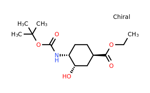 CAS 1392745-15-1 | ethyl (1R,3S,4R)-4-{[(tert-butoxy)carbonyl]amino}-3-hydroxycyclohexane-1-carboxylate