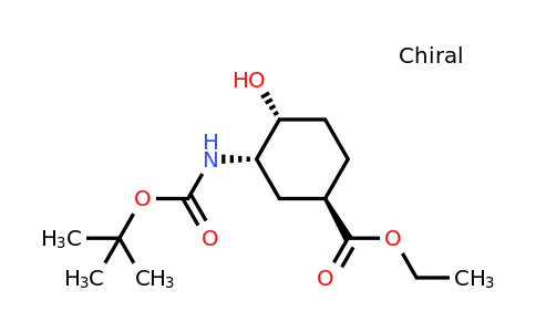 CAS 1392745-22-0 | ethyl (1R,3S,4R)-3-{[(tert-butoxy)carbonyl]amino}-4-hydroxycyclohexane-1-carboxylate