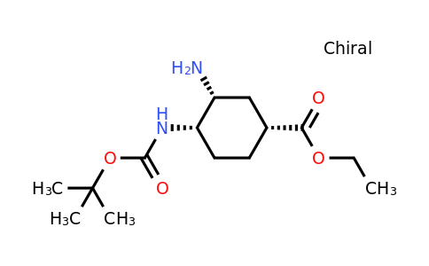 CAS 1392745-41-3 | ethyl (1R,3R,4S)-3-amino-4-{[(tert-butoxy)carbonyl]amino}cyclohexane-1-carboxylate