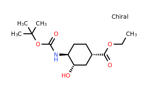 CAS 1392745-43-5 | ethyl (1S,3S,4S)-4-{[(tert-butoxy)carbonyl]amino}-3-hydroxycyclohexane-1-carboxylate