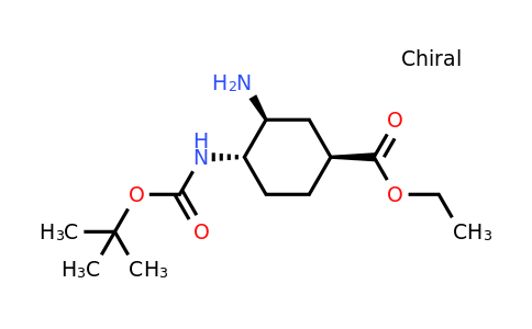 CAS 1392745-50-4 | ethyl (1S,3S,4S)-3-amino-4-{[(tert-butoxy)carbonyl]amino}cyclohexane-1-carboxylate