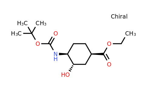 CAS 1392745-66-2 | ethyl (1R,3S,4S)-4-{[(tert-butoxy)carbonyl]amino}-3-hydroxycyclohexane-1-carboxylate