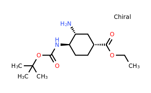 CAS 1392745-68-4 | ethyl (1R,3R,4R)-3-amino-4-{[(tert-butoxy)carbonyl]amino}cyclohexane-1-carboxylate