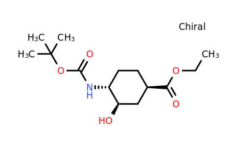 CAS 1392745-70-8 | ethyl (1R,3R,4R)-4-{[(tert-butoxy)carbonyl]amino}-3-hydroxycyclohexane-1-carboxylate