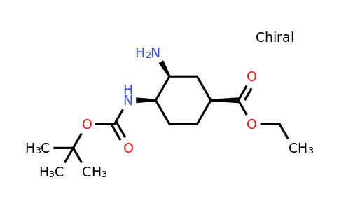 CAS 1392745-75-3 | ethyl (1S,3S,4R)-3-amino-4-{[(tert-butoxy)carbonyl]amino}cyclohexane-1-carboxylate
