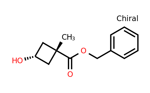 CAS 1392803-24-5 | benzyl (1s,3r)-3-hydroxy-1-methylcyclobutane-1-carboxylate