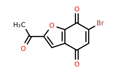 CAS 1392804-26-0 | 2-acetyl-6-bromobenzofuran-4,7-dione