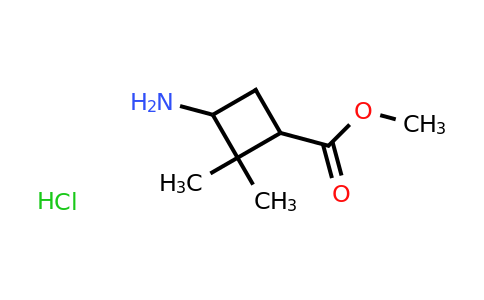 CAS 1392804-34-0 | methyl 3-amino-2,2-dimethylcyclobutane-1-carboxylate hydrochloride