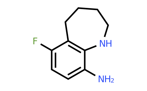 CAS 1393179-61-7 | 6-fluoro-2,3,4,5-tetrahydro-1H-1-benzazepin-9-amine