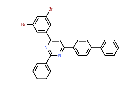 CAS 1393350-29-2 | 4-([1,1'-Biphenyl]-4-yl)-6-(3,5-dibromophenyl)-2-phenylpyrimidine
