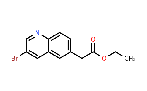 CAS 1393353-34-8 | Ethyl 2-(3-bromoquinolin-6-yl)acetate