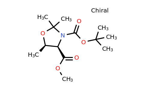 CAS 1393440-06-6 | (4R,5R)-3-tert-Butyl 4-methyl 2,2,5-trimethyloxazolidine-3,4-dicarboxylate