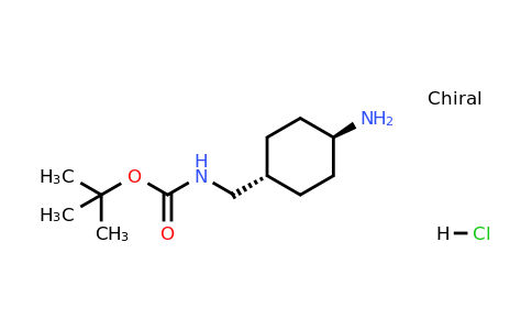 CAS 1393441-75-2 | tert-Butyl (((1r,4r)-4-aminocyclohexyl)methyl)carbamate hydrochloride