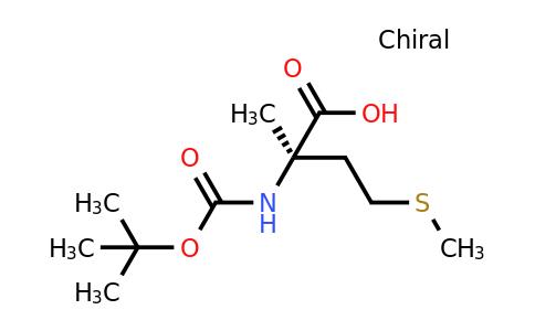 CAS 1393523-97-1 | (2R)-2-[(Tert-butoxycarbonyl)amino]-2-methyl-4-(methylthio)butanoic acid