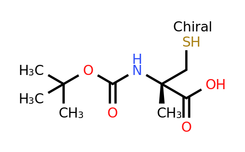 CAS 1393524-01-0 | (2S)-2-[(Tert-butoxycarbonyl)amino]-3-mercapto-2-methylpropanoic acid
