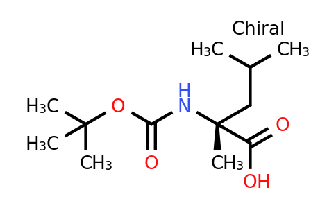 CAS 1393524-04-3 | (2R)-2-[(Tert-butoxycarbonyl)amino]-2,4-dimethylpentanoic acid