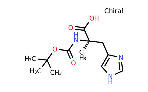 CAS 1393524-05-4 | (2R)-2-[(Tert-butoxycarbonyl)amino]-3-(1H-imidazol-4-YL)-2-methylpropanoic acid