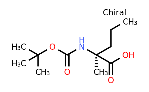 CAS 1393524-07-6 | (2S)-2-[(Tert-butoxycarbonyl)amino]-2-methylpentanoic acid