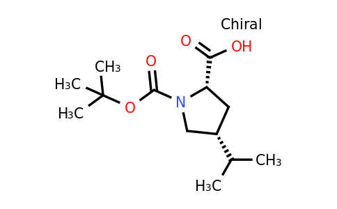 CAS 1393524-12-3 | (2S,4R)-1-(Tert-butoxycarbonyl)-4-isopropylpyrrolidine-2-carboxylic acid