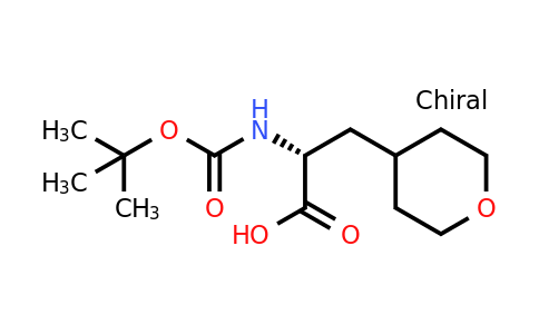CAS 1393524-16-7 | (2R)-2-{[(tert-butoxy)carbonyl]amino}-3-(oxan-4-yl)propanoic acid