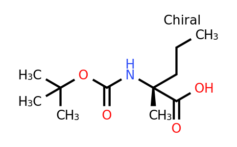 CAS 1393524-18-9 | (2R)-2-[(Tert-butoxycarbonyl)amino]-2-methylpentanoic acid