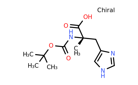CAS 1393524-19-0 | (2S)-2-[(Tert-butoxycarbonyl)amino]-3-(1H-imidazol-4-YL)-2-methylpropanoic acid