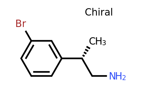 CAS 1393524-20-3 | (2S)-2-(3-Bromophenyl)propan-1-amine