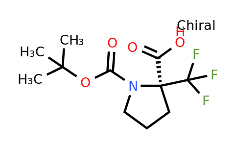 CAS 1393524-23-6 | (2S)-1-(Tert-butoxycarbonyl)-2-(trifluoromethyl)pyrrolidine-2-carboxylic acid