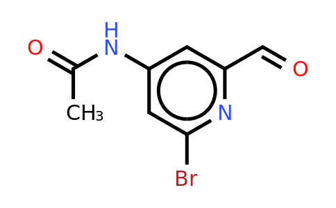 CAS 1393529-85-5 | N-(2-bromo-6-formylpyridin-4-YL)acetamide