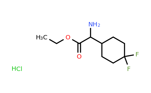 CAS 1393529-87-7 | Ethyl amino(4,4-difluorocyclohexyl)acetate hydrochloride