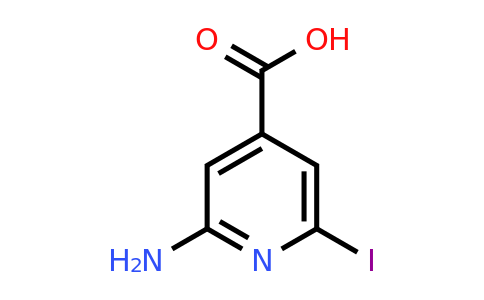 CAS 1393529-88-8 | 2-Amino-6-iodoisonicotinic acid