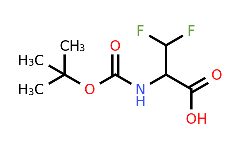 CAS 1393529-90-2 | 2-[(Tert-butoxycarbonyl)amino]-3,3-difluoropropanoic acid