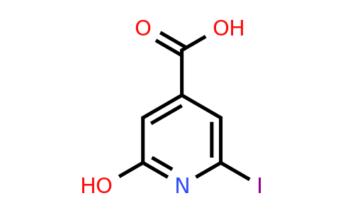 CAS 1393529-92-4 | 2-Hydroxy-6-iodoisonicotinic acid
