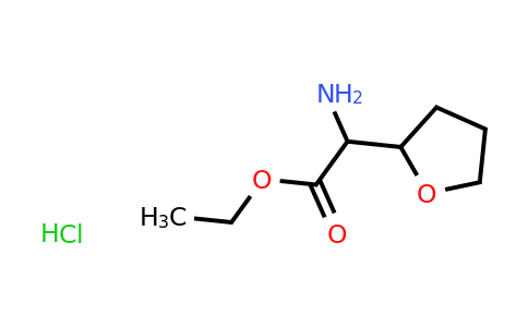 CAS 1393529-93-5 | Ethyl amino(tetrahydrofuran-2-YL)acetate hydrochloride