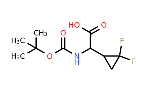 CAS 1393529-99-1 | [(Tert-butoxycarbonyl)amino](2,2-difluorocyclopropyl)acetic acid