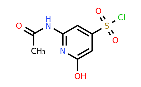 CAS 1393530-05-6 | 2-(Acetylamino)-6-hydroxypyridine-4-sulfonyl chloride