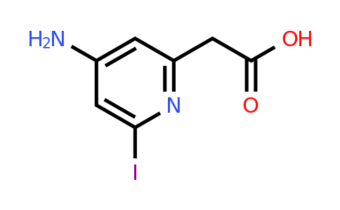 CAS 1393530-13-6 | (4-Amino-6-iodopyridin-2-YL)acetic acid