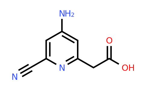 CAS 1393530-17-0 | (4-Amino-6-cyanopyridin-2-YL)acetic acid