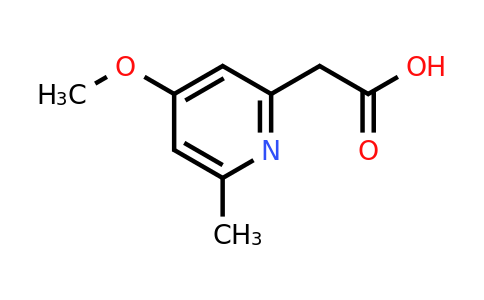 CAS 1393530-19-2 | (4-Methoxy-6-methylpyridin-2-YL)acetic acid