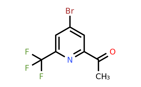 CAS 1393530-25-0 | 1-[4-Bromo-6-(trifluoromethyl)pyridin-2-YL]ethanone