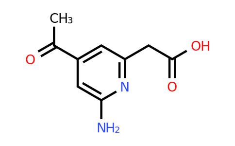 CAS 1393530-26-1 | (4-Acetyl-6-aminopyridin-2-YL)acetic acid