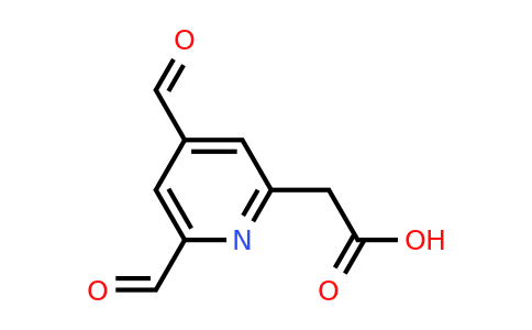 CAS 1393530-31-8 | (4,6-Diformylpyridin-2-YL)acetic acid