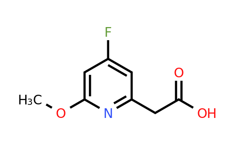 CAS 1393530-35-2 | (4-Fluoro-6-methoxypyridin-2-YL)acetic acid