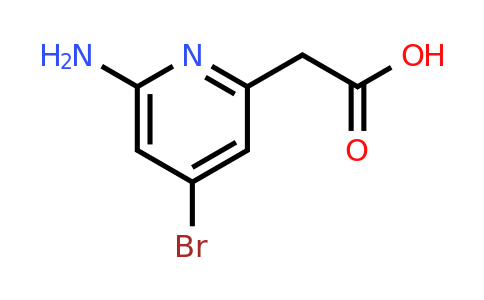 CAS 1393530-40-9 | (6-Amino-4-bromopyridin-2-YL)acetic acid